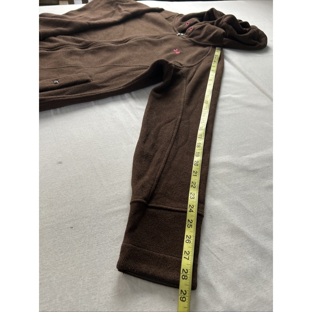 Under Armour Coldgear Women's Sweatshirt XL Brown‎ Hoodie Full Zip Long Sleeve - Picture 7 of 12
